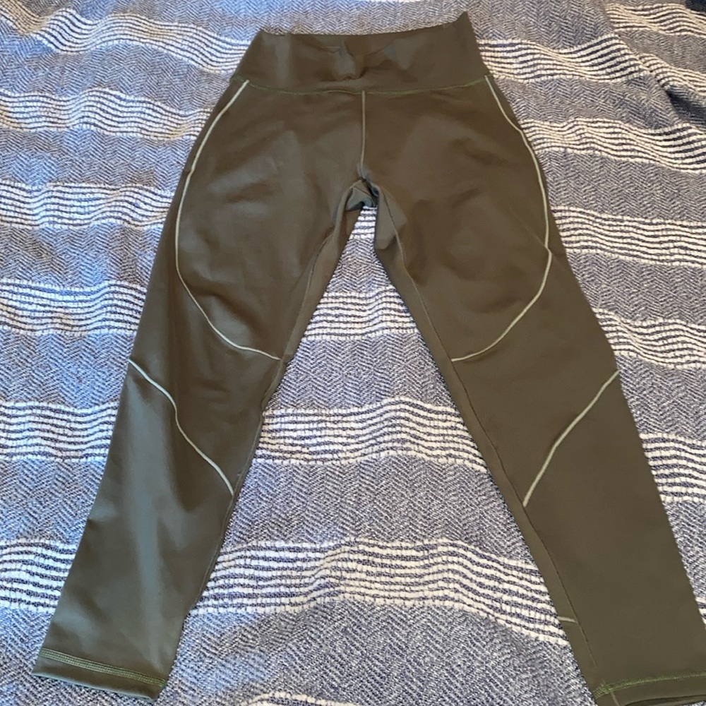 Green Medium Adidas Athletic Leggings